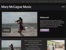 Tablet Screenshot of marymccague.com
